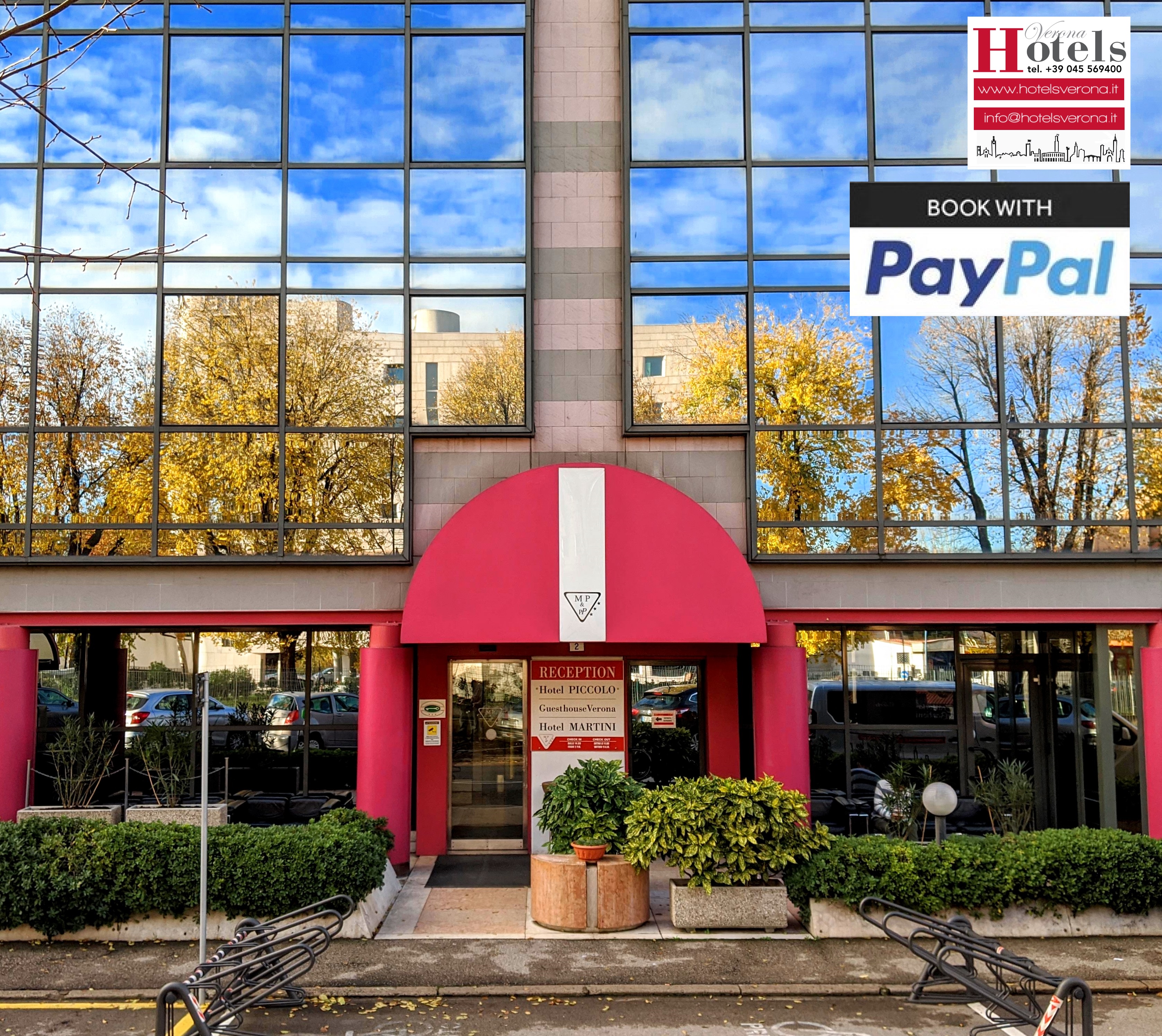 Prenota e paga HOTELSVERONA con Paypal!